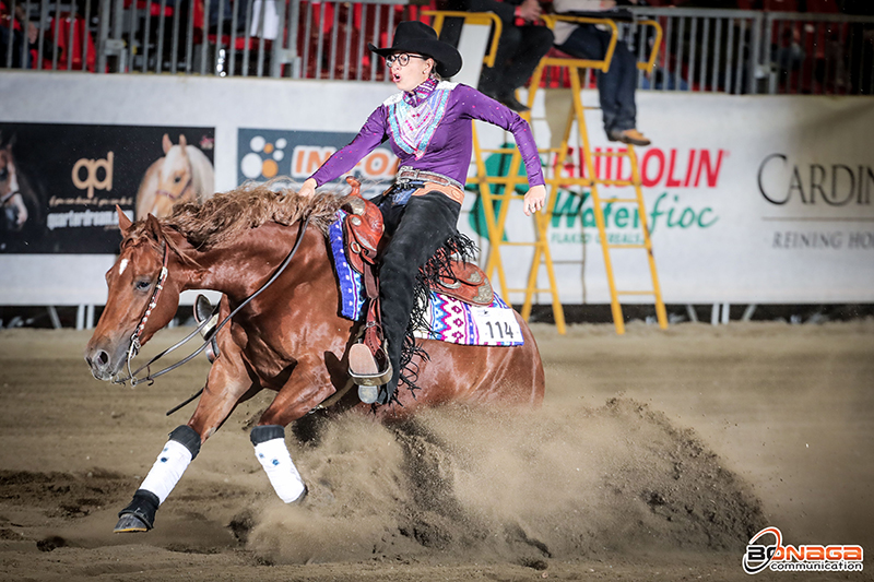 Valentina Monti domineert IRHA NP Futurity