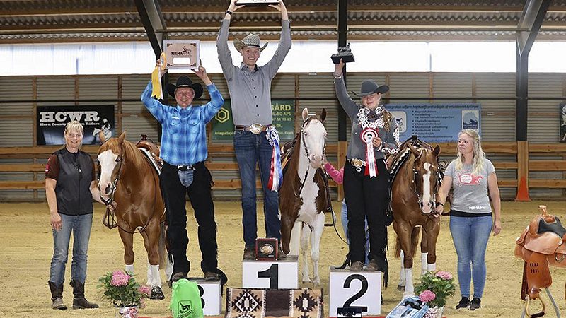 Siebe van Bekhoven NRHA EAC Rookie Champion