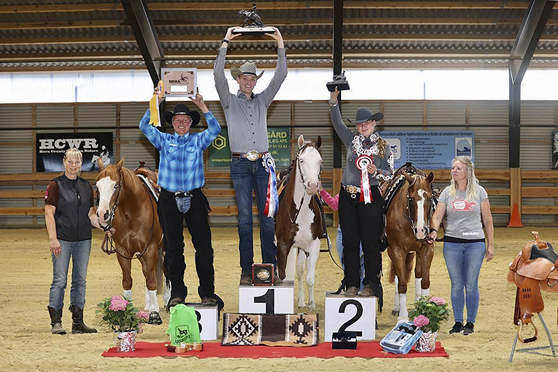 Siebe van Bekhoven wint NRHA EAC Rookie titel