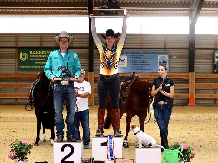 Shines Like Spook en Ann Fonck EAC Open Champions