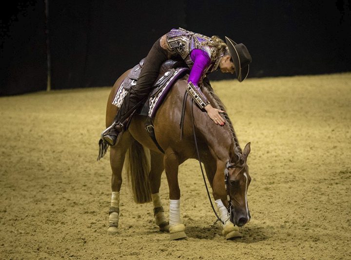 Double victory for Cira Baeck in NRHA-B Open Futurity