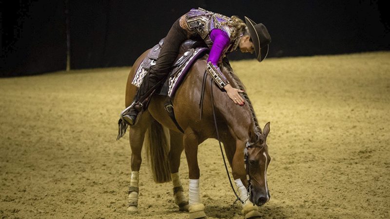 Double victory for Cira Baeck in NRHA-B Open Futurity