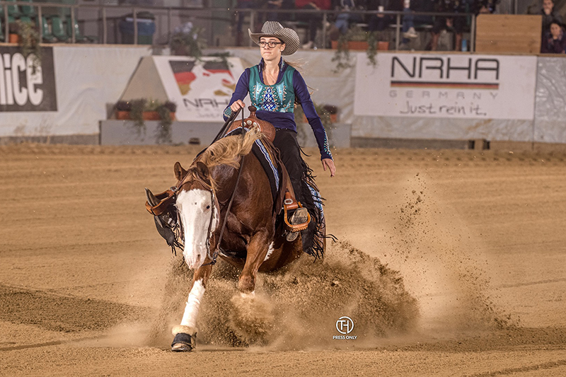 Kubli, Hesse and Bachleitner NRHA-G Non Pro Derby Champions