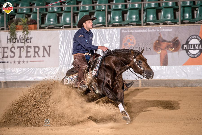 Nederlands tintje NRHA Germany Breeders Derby finales