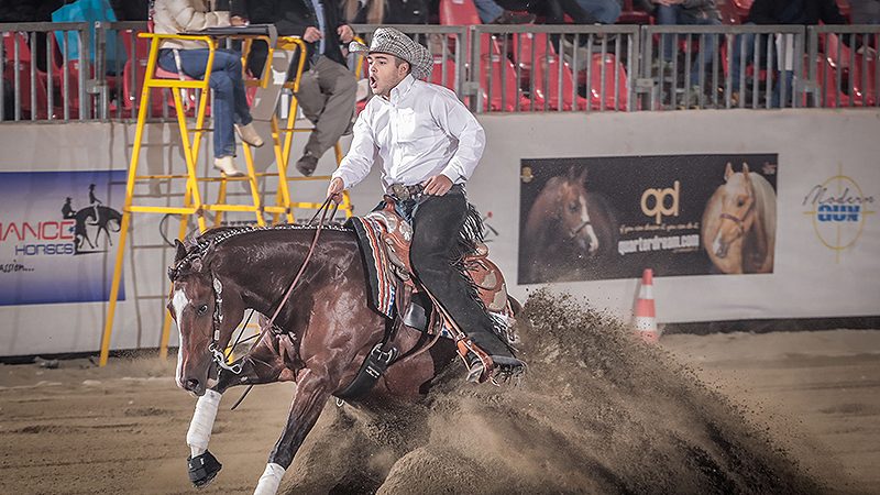 Nogue Puig and Kamintsky IRHA Non Pro Futurity Champions 3-years-old