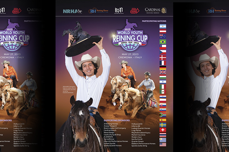 25 Nations present at World Youth Reining Cup