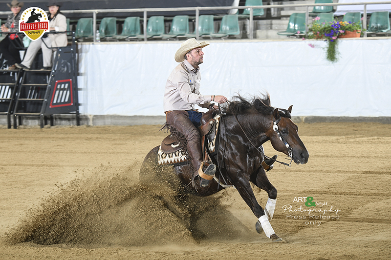 Open finalisten NRHA-G Breeders Derby