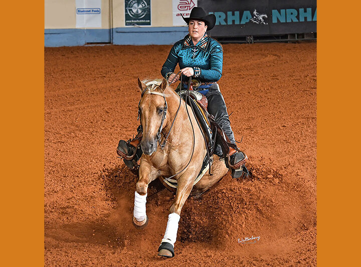 Anne colors NRHA Open Futurity pretty orange
