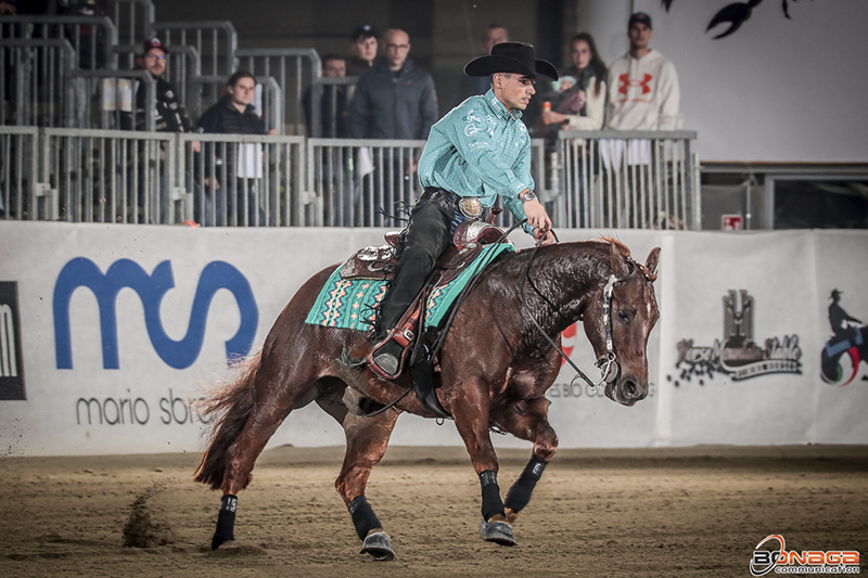 Gunner Be Step and Sicuro IRHA L4 Open Futurity Champion 3-years-old